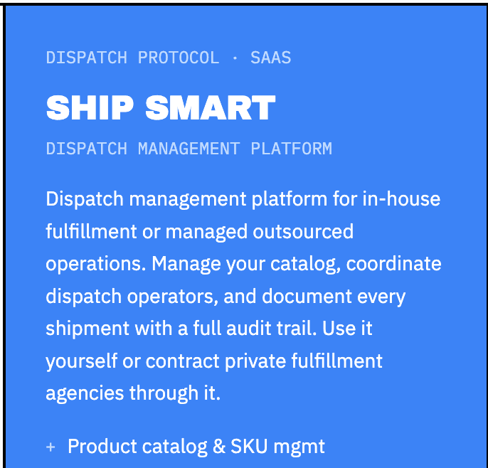 Codivant Ship Smart — Dispatch Platform